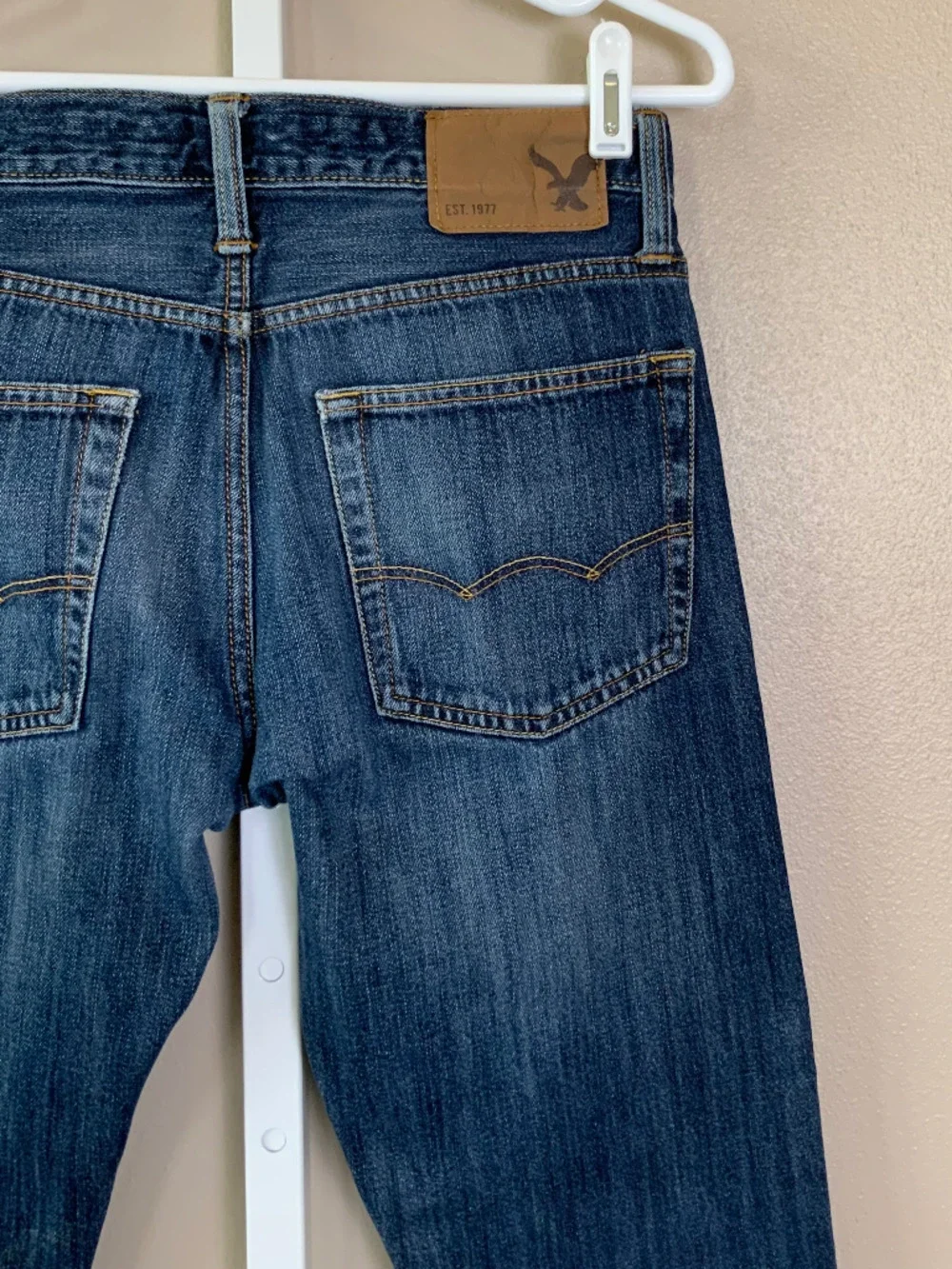 American Eagle Distressed Wash Slim Jeans